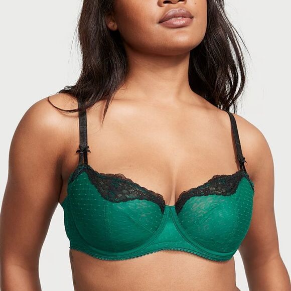 NWT Victoria’s Secret Dream Angels Wicked Unlined Balconette Bra, 32D - Picture 1 of 4